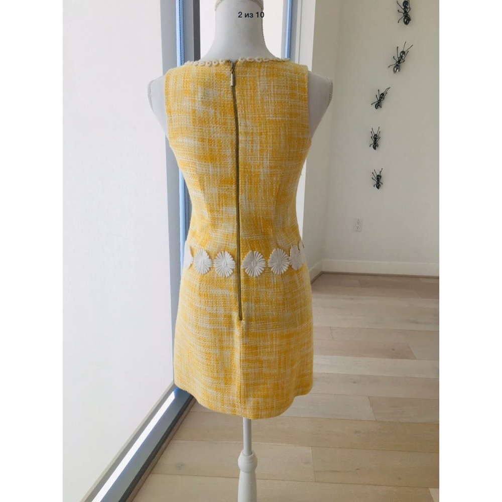Laundry Dress Size 0 , Tweed Yellow - Picture 2 of 10